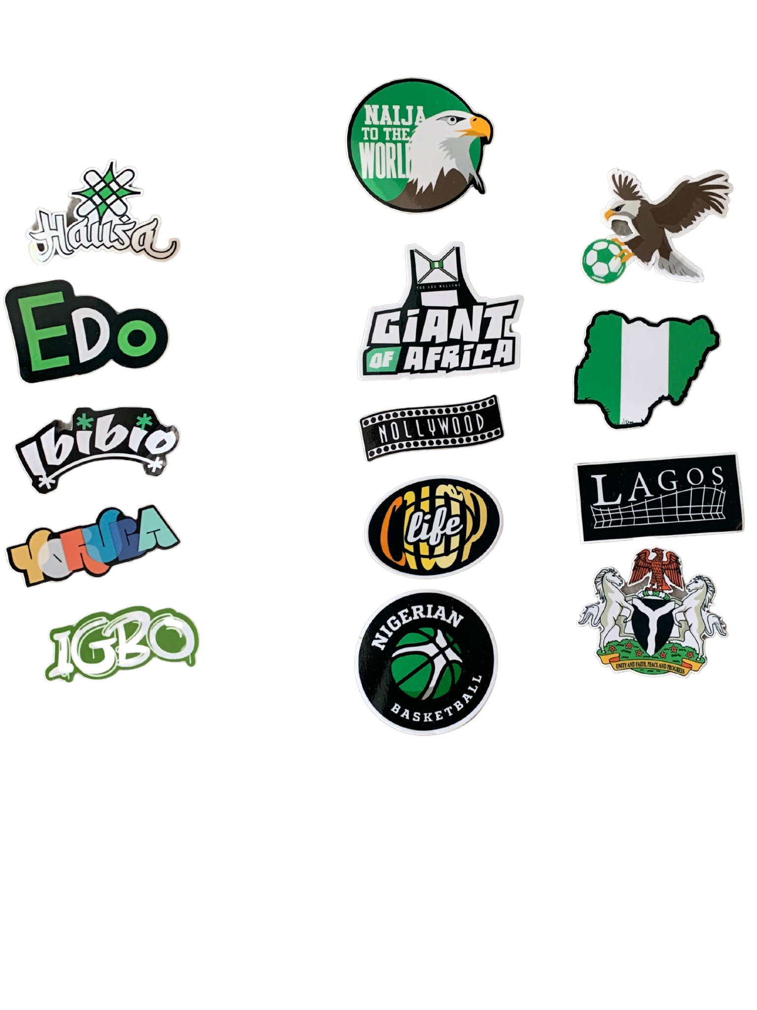 Naija Nation Sticker Set